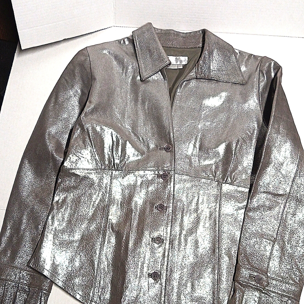 Shacket Suede Silver Spiegel Brand